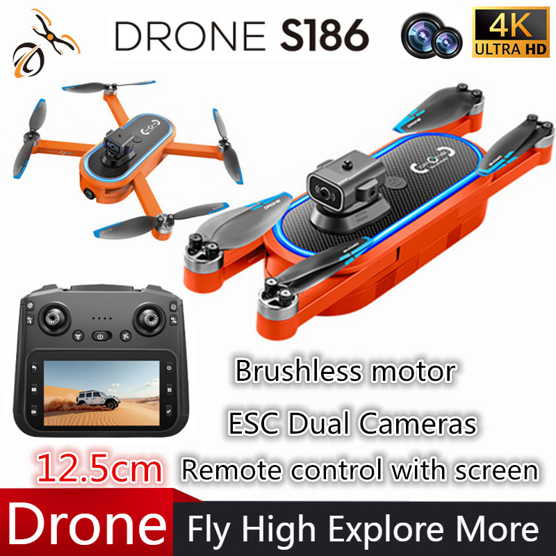 Drone Controller Screen - Дрон S186 2025 года, профессиональный 4K