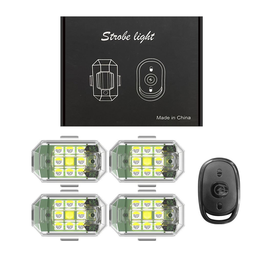 Drone Strobe Light - 1/2/4 шт. беспроводной светодиодный стробоскоп для