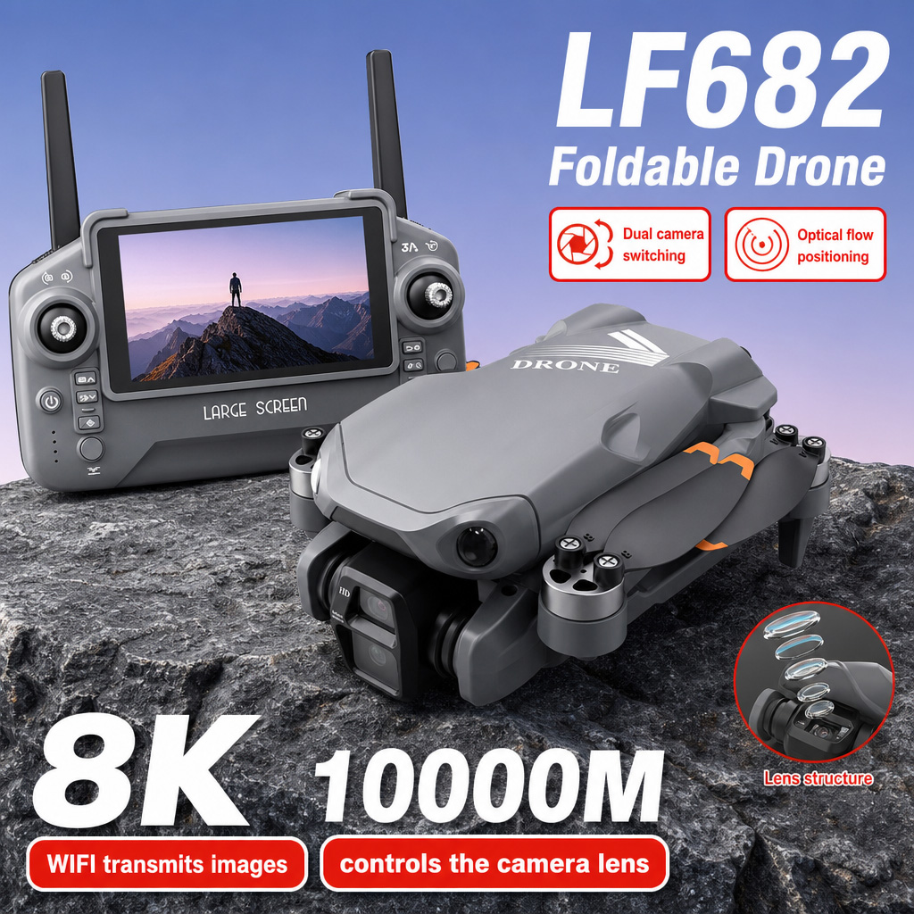 Дрон для аэрофотосъемки LF682  – обзор и цена Drone Battery Adapter